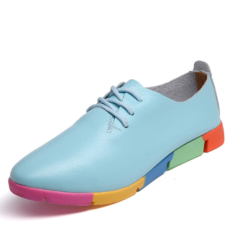 Baskets Arc-en-cuir