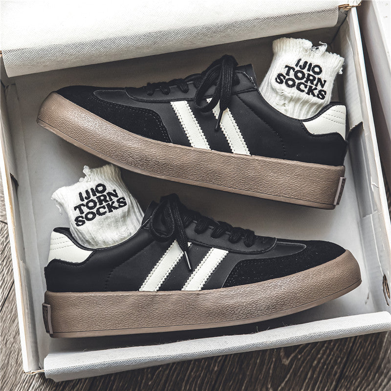 Baskets en cuir PU – Homme