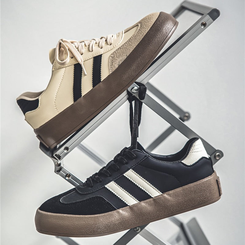 Baskets en cuir PU – Homme