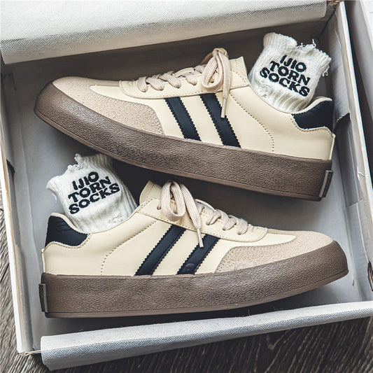 Baskets en cuir PU – Homme
